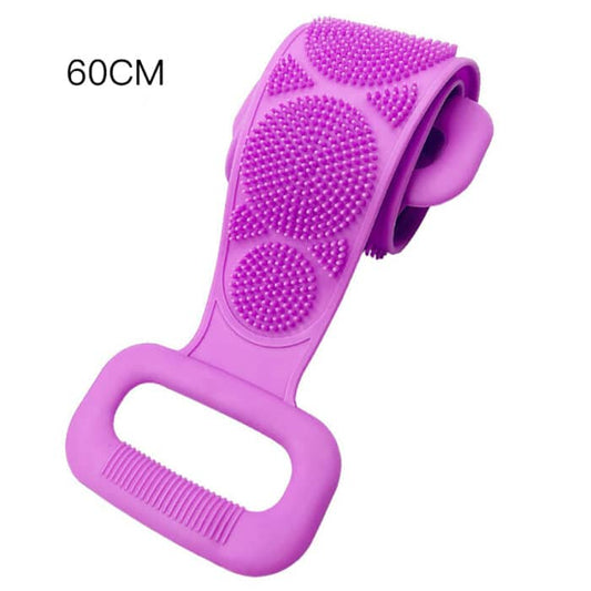 Silicone Body Scrubber Back Massage Exfoliating Sponge Bathroom Bathbrush