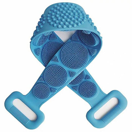 Silicone Body Scrubber Back Massage Exfoliating Sponge Bathroom Bathbrush